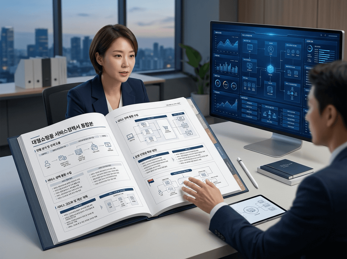 대형쇼핑몰 서비스정책서 (DOCX·PDF 묶음)